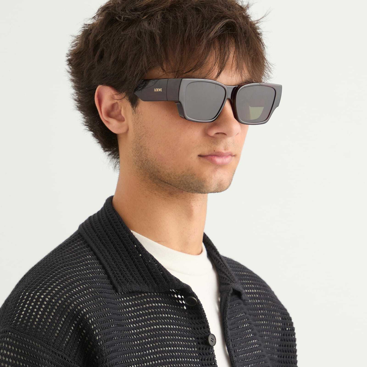 Loewe Eyewear Paula's Ibiza Wayfarer Sunglasses in Havana/Green 