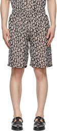 Needles Brown Basketball Shorts