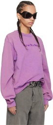 Acne Studios Purple Blurred Sweatshirt