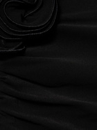 MAGDA BUTRYM - 3d Roses Cutout Jersey Bodysuit