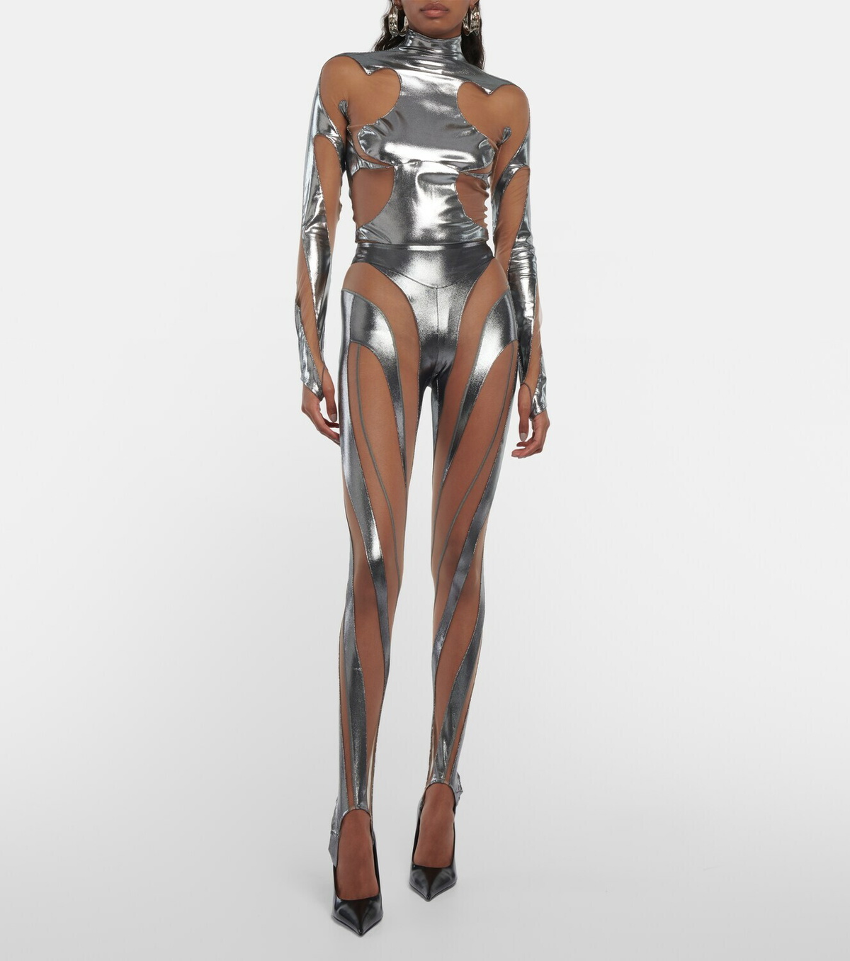 Mugler - Rodeo paneled bodysuit Mugler