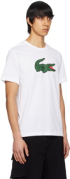 Lacoste White Croc T-Shirt