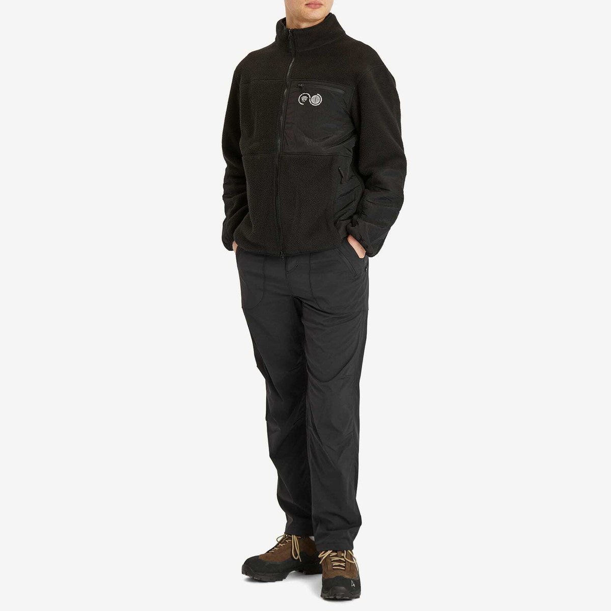 CAYL Men's 8 Pocket Hiking Trousers in Black