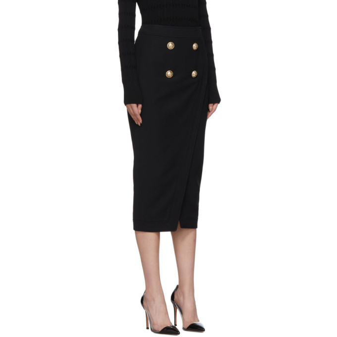 balmain Short quilted jersey skirt - Women, BALMAIN