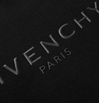 Givenchy - Logo-Appliquéd Loopback Cotton-Jersey Sweatshirt - Black