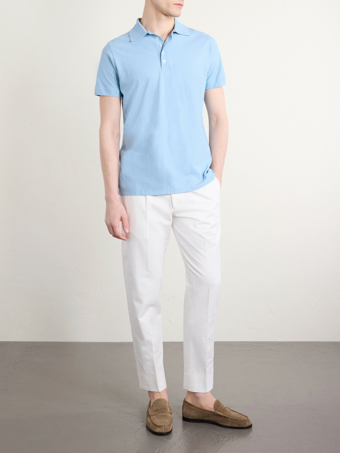 Paul Smith - Cotton Polo Shirt - Blue