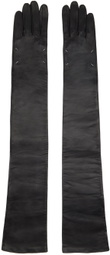 Maison Margiela Black Nappa Long Gloves