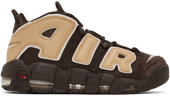Photo: Nike Brown Air More Uptempo '96 Sneakers