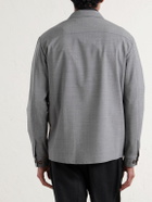 Eleventy - Wool-Blend Flannel Overshirt - Gray