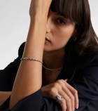 Yvonne Léon Jonc Zèbre 9kt white gold bracelet with diamonds