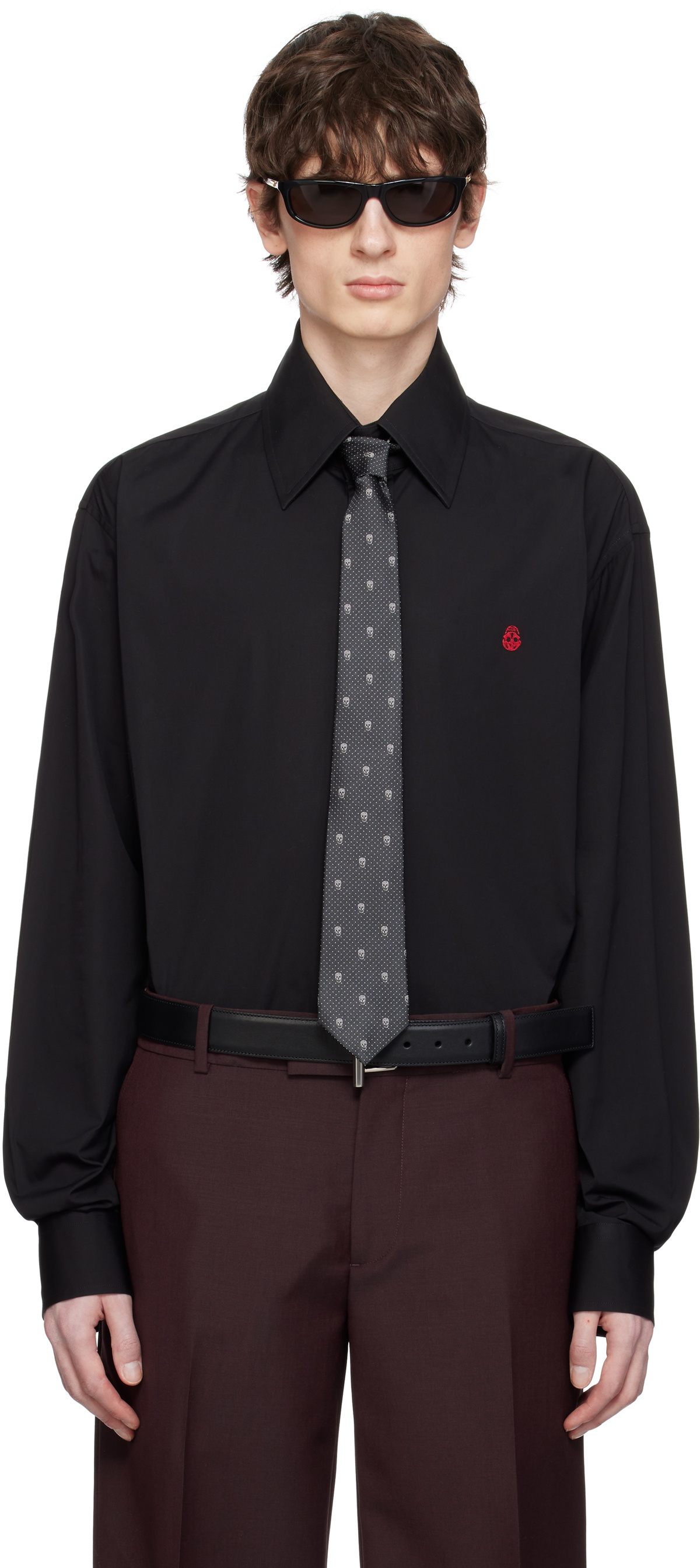 McQueen Black Skull Shirt
