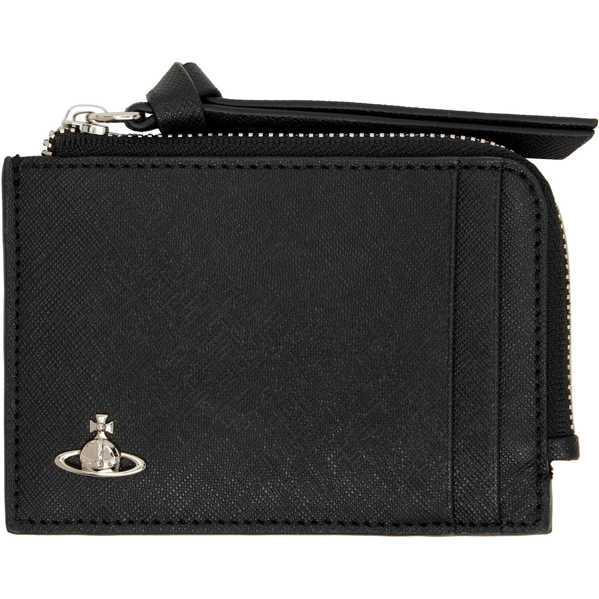 Vivienne Westwood Black Zip Card Holder
