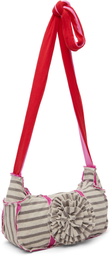 Edward Cuming Gray & Pink Crema Bag