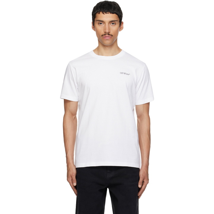 Photo: Off-White White Metal Arrow Slim T-shirt
