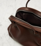 The Row Agnes leather tote bag