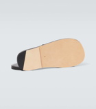 Auralee Leather thong sandals