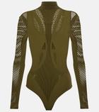 The Attico - Paneled mesh bodysuit