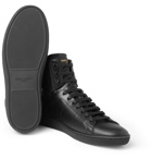 Saint Laurent - SL01H Leather High Top Sneakers - Men - Black