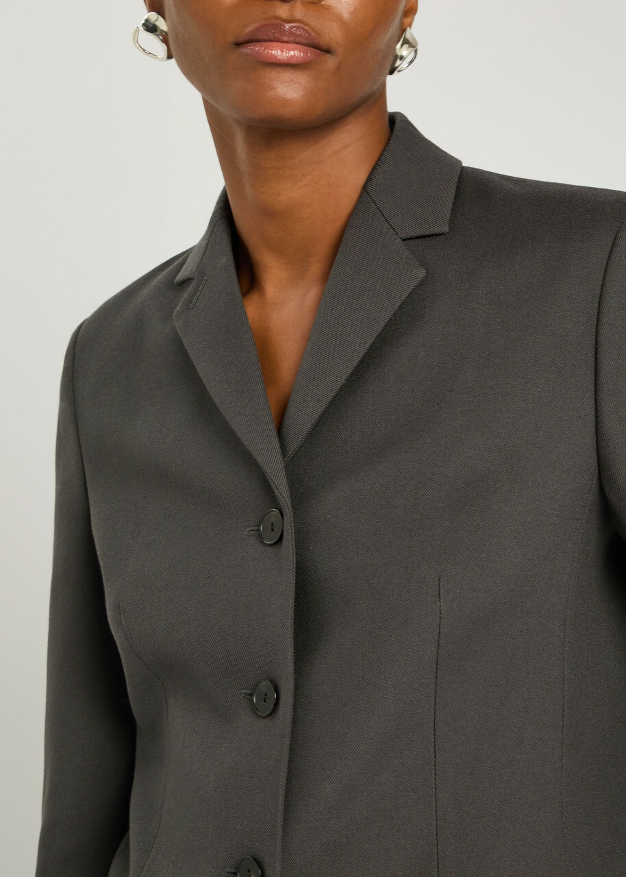 Calvin Klein Adrian Wool Blazer Grey