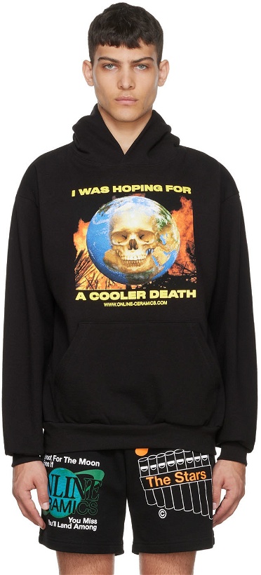 Photo: Online Ceramics Black 'I Was Hoping For A Cooler Death' Hoodie