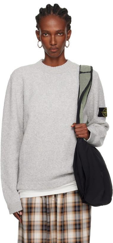 Photo: Stone Island Gray 5100053 Crew Neck Sweater