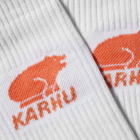 Karhu Men's Classic Logo Sock in Bright White/High Tide