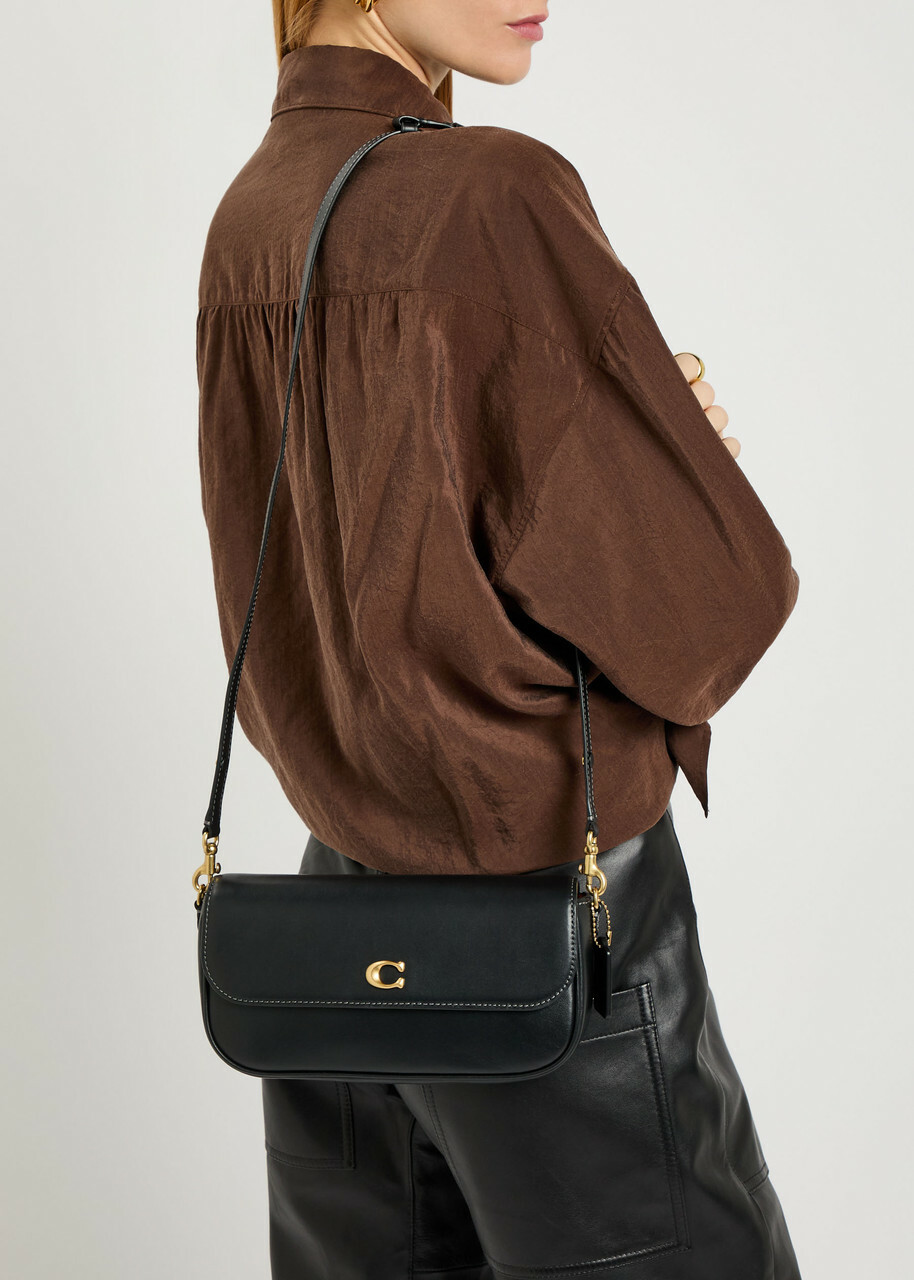 Coach Brook Leather Shoulder bag - Black - One Size