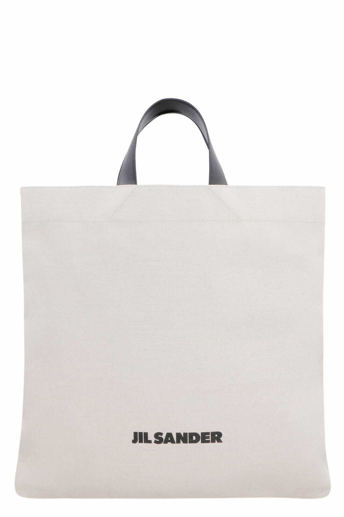 芸能人愛用アイテム特集 Shopper Flat Large Sander Jil Cream in Bag Tote バッグ