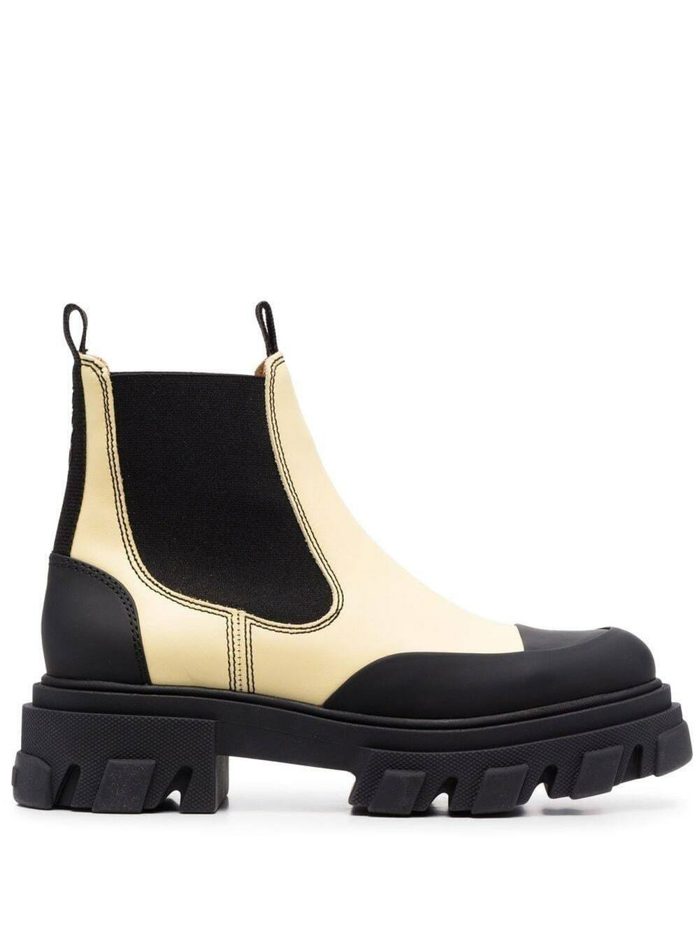 GANNI - Leather Chelsea Boots
