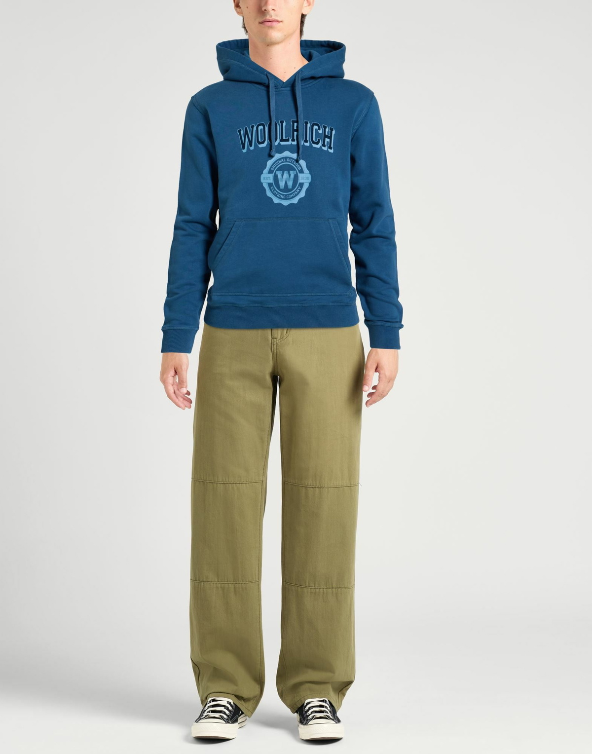 Woolrich Mens Sweatshirt Slate in Blue