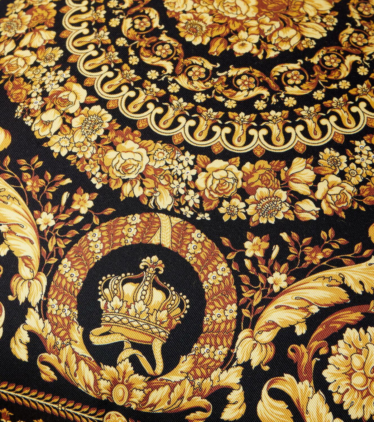 Versace Home Barocco silk cushion