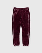 Sergio Tacchini Debossed Velour Track Pant Red - Mens - Track Pants