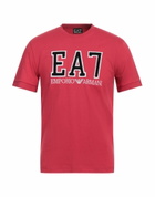 Ea7 Mens T-shirt in Red