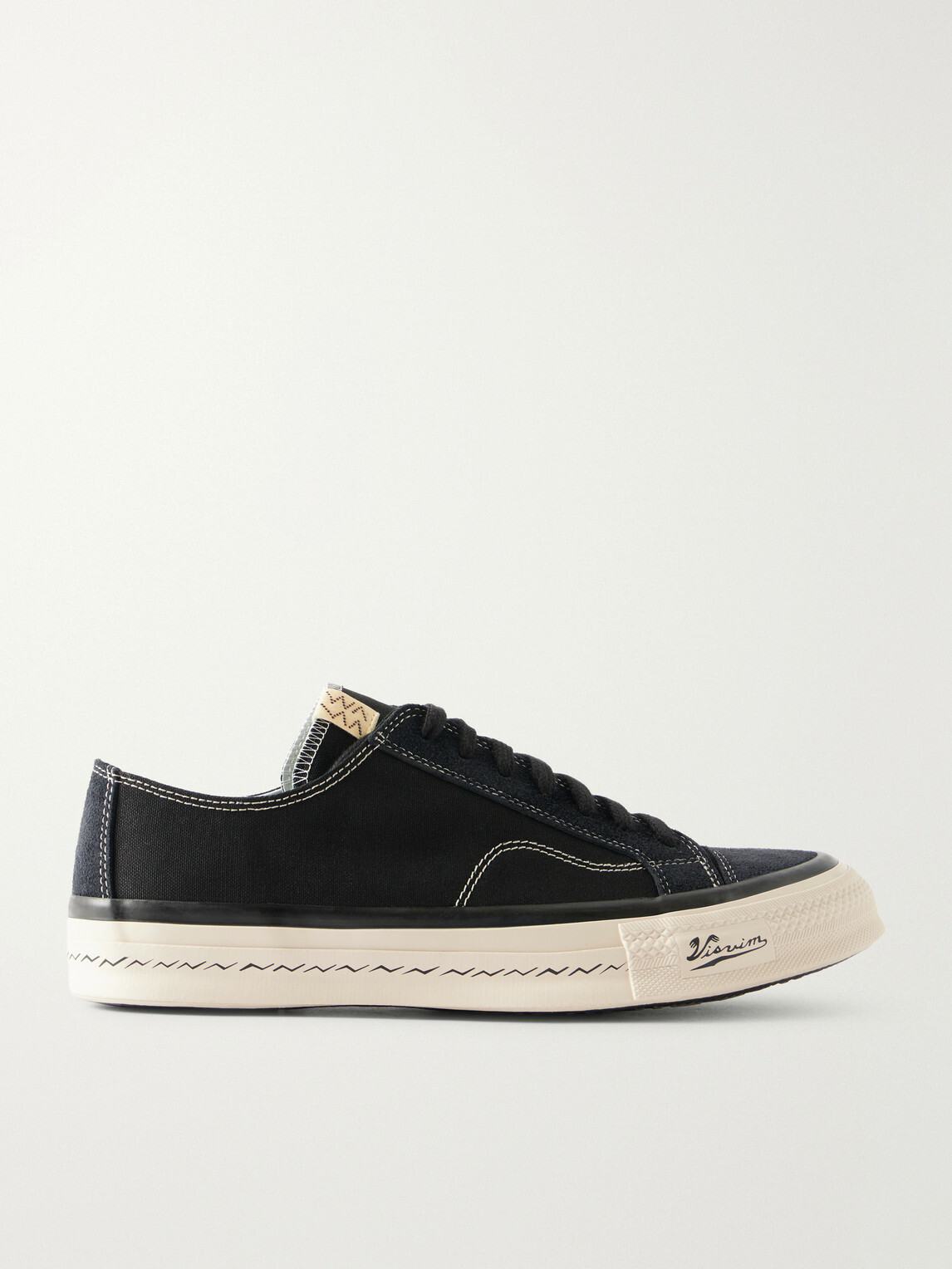 Visvim - Nolan Suede-Trimmed Canvas Sneakers - Black