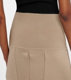 Alaïa Pleated maxi skirt