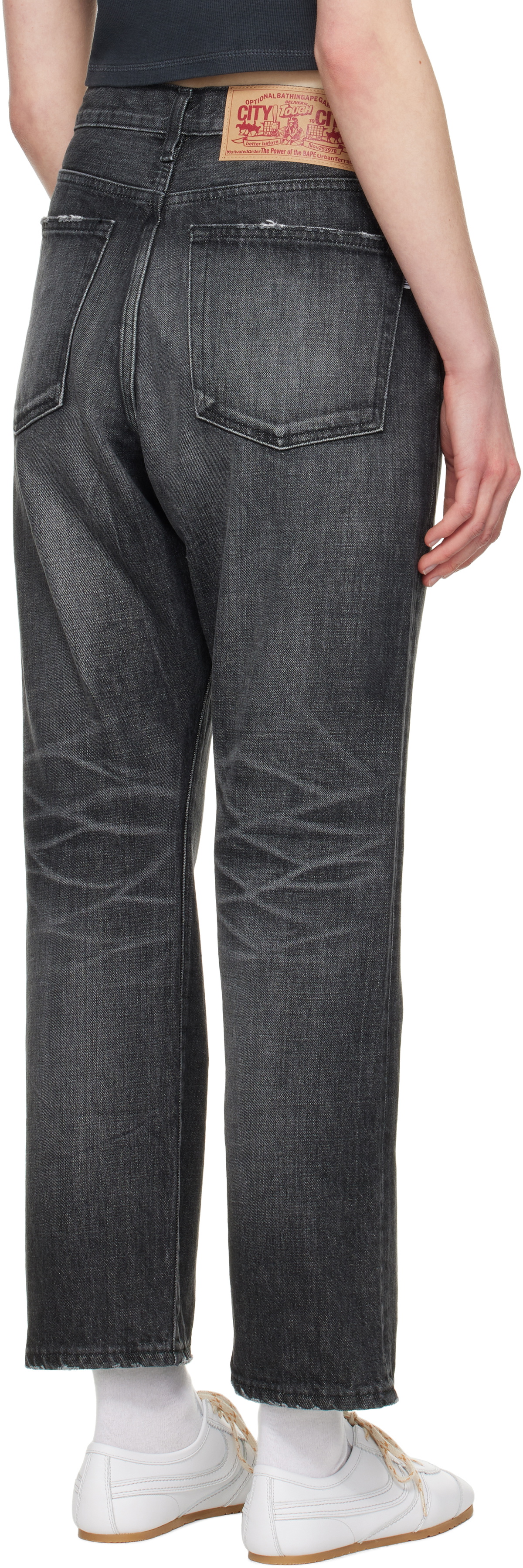 BAPE Black Twin Sta Relaxed Fit 13 Oz Jeans