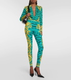 Versace Regalia Baroque jersey leggings