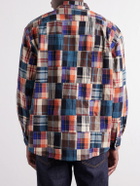 FrizmWORKS - Patchwork Checked Cotton Shirt - Multi