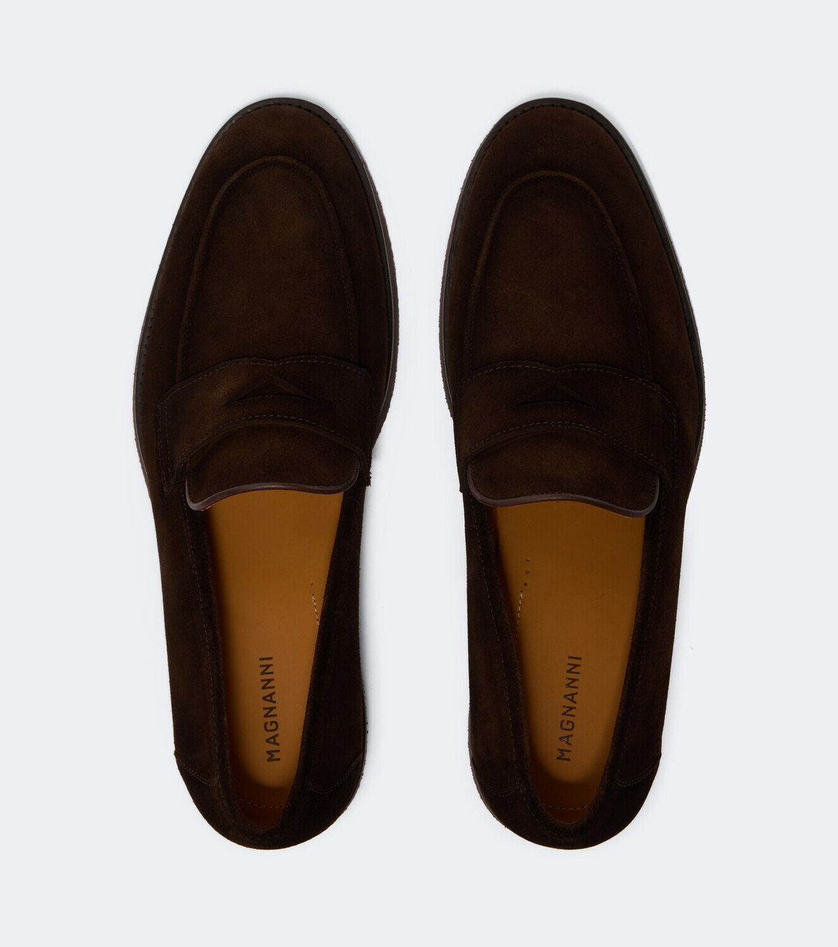 Magnanni Cervan Penny suede penny loafers