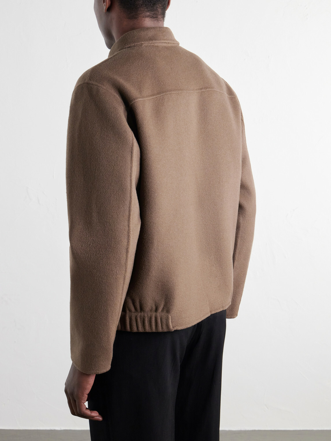 NN07 - Arlo 8447 Wool-Blend Felted Jacket - Neutrals