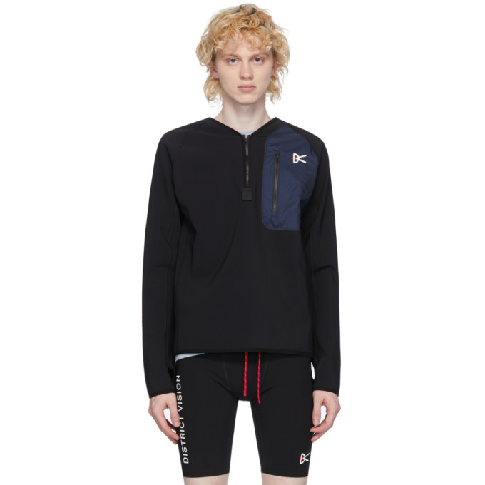 District Vision Black Rocco Insulation Mid-Layer Sweatshirt District Vision