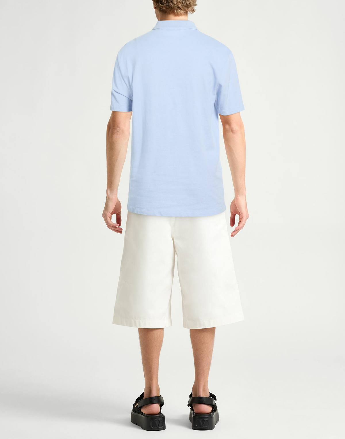 Versace Mens Polo shirt Sky in Blue