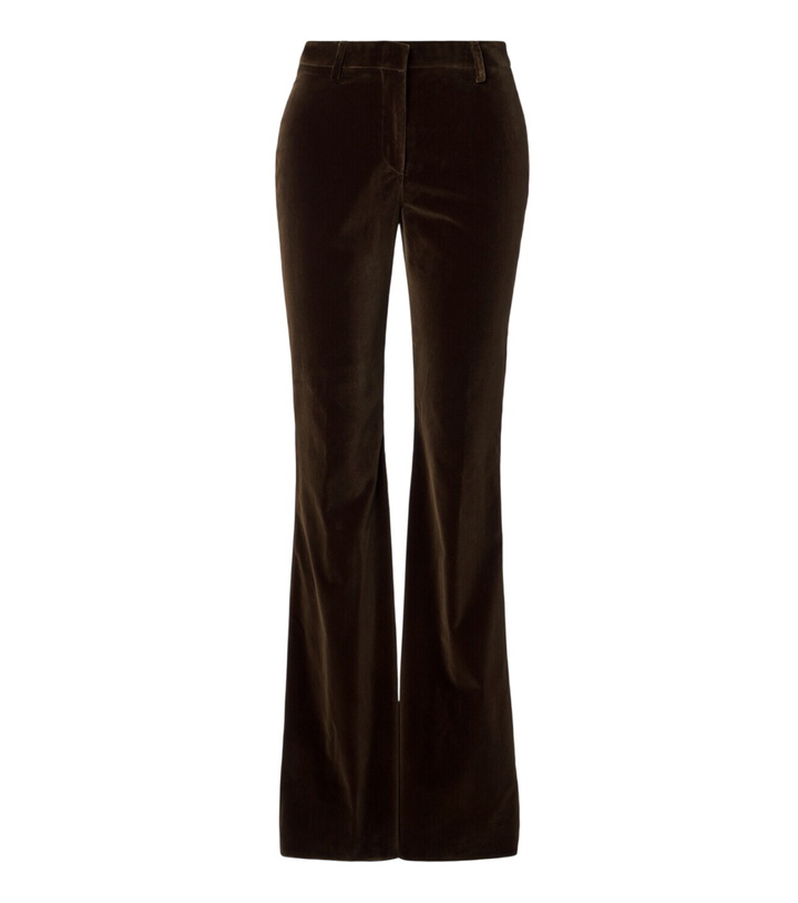 Photo: Etro Cotton velvet flared pants