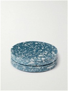 Katie Gillies - Set of Two Jesmonite, Acrylic and Resin Coasters