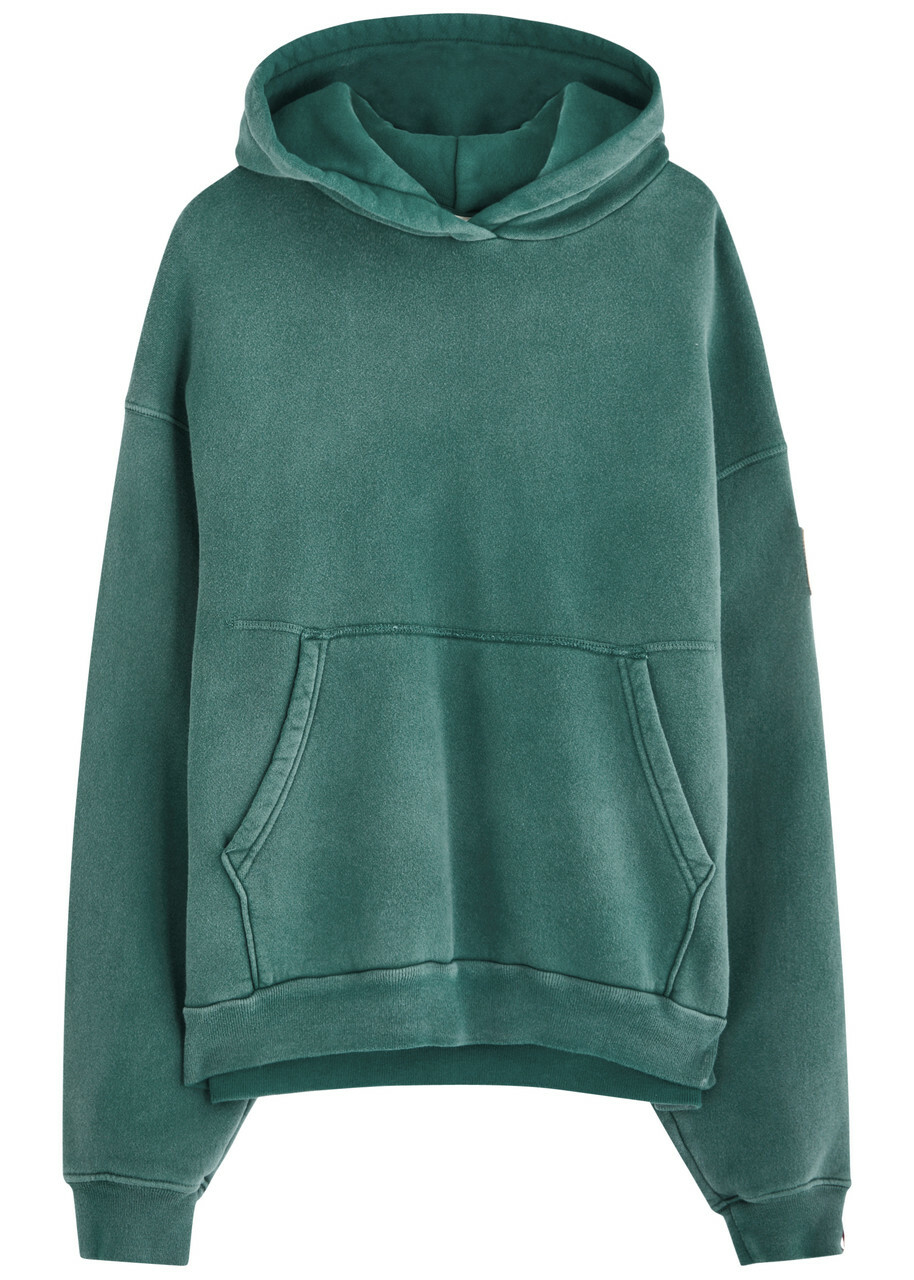CHERRY LA - Logo-Embroidered Cotton-Jersey Sweatshirt - Blue