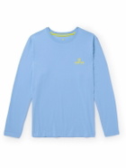 OSTRYA - Throwing Fits Logo-Print Organic Cotton-Blend Recycled-Jersey T-Shirt - Blue
