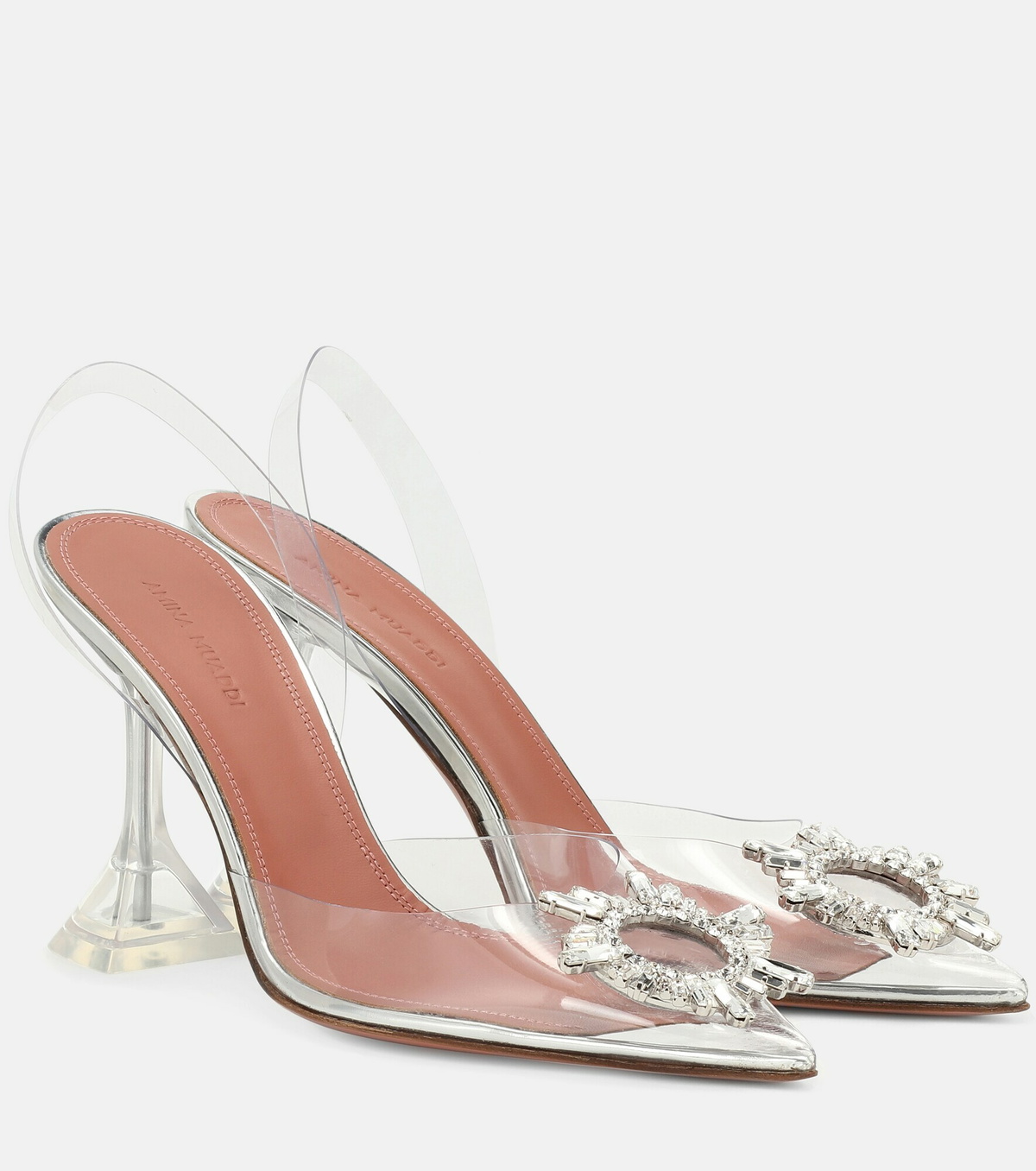 Amina Muaddi - Begum embellished PVC pumps Amina Muaddi