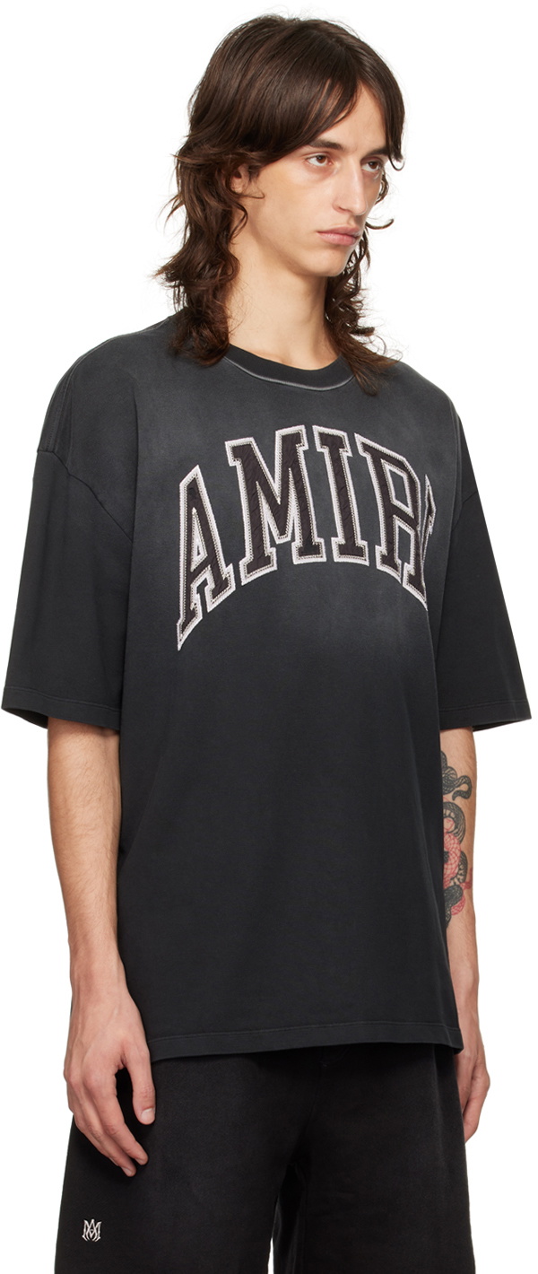 AMIRI Black Vintage Oversized T-shirt