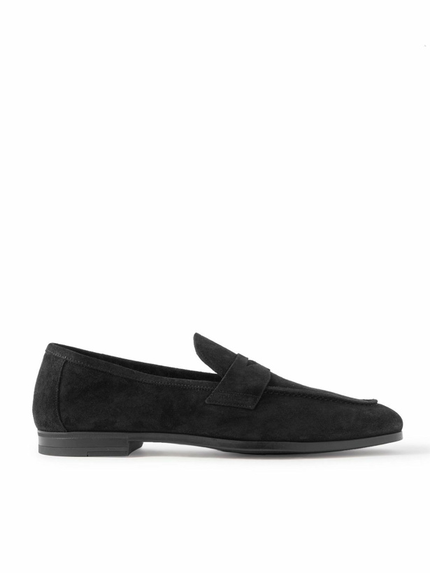 Photo: TOM FORD - Suede Loafers - Black