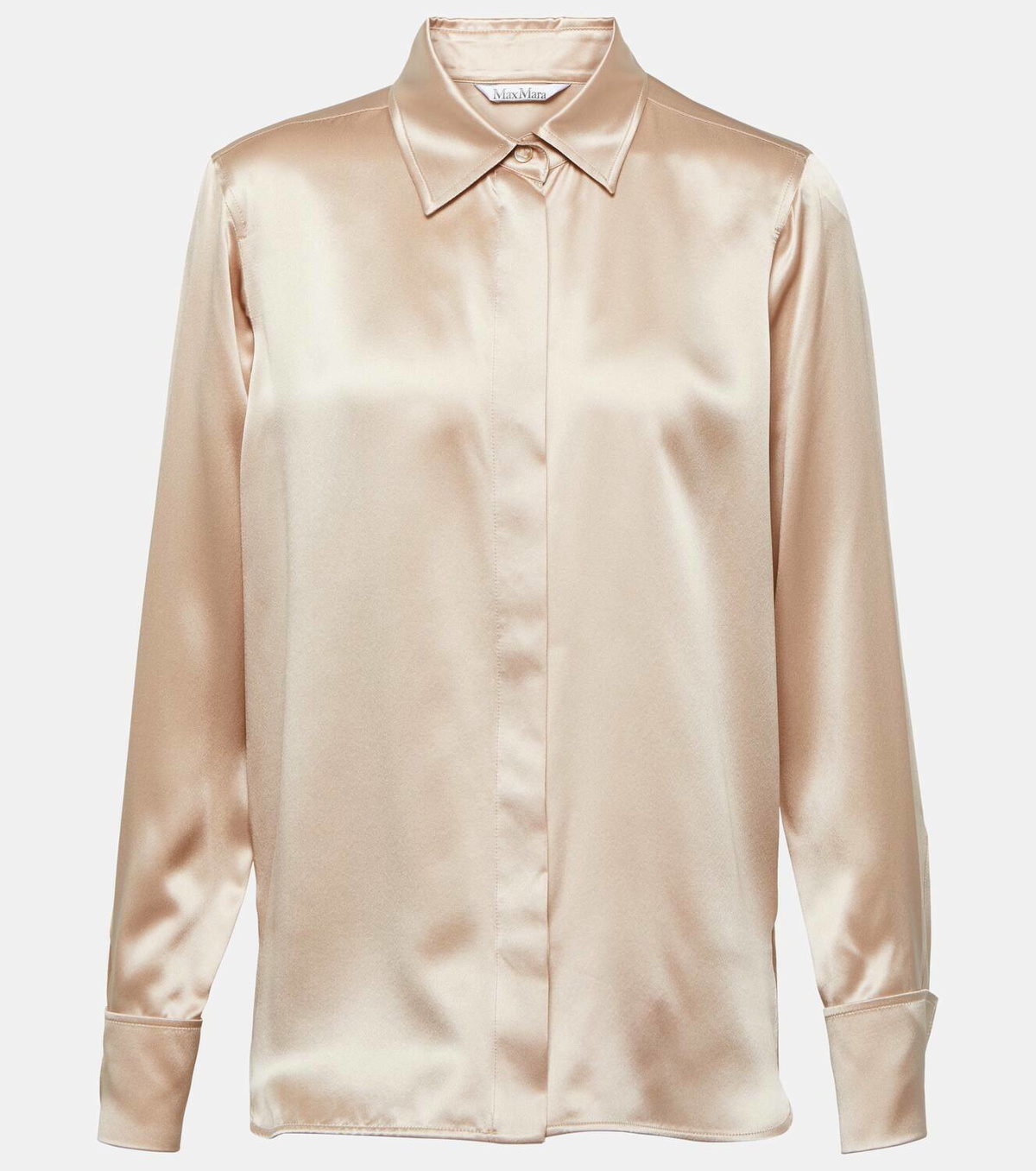 Max Mara Aiello silk satin shirt Max Mara